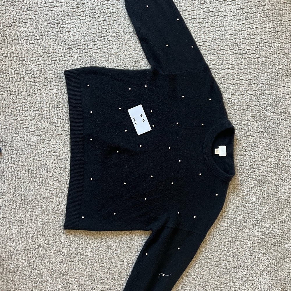 H&M pearl sweater